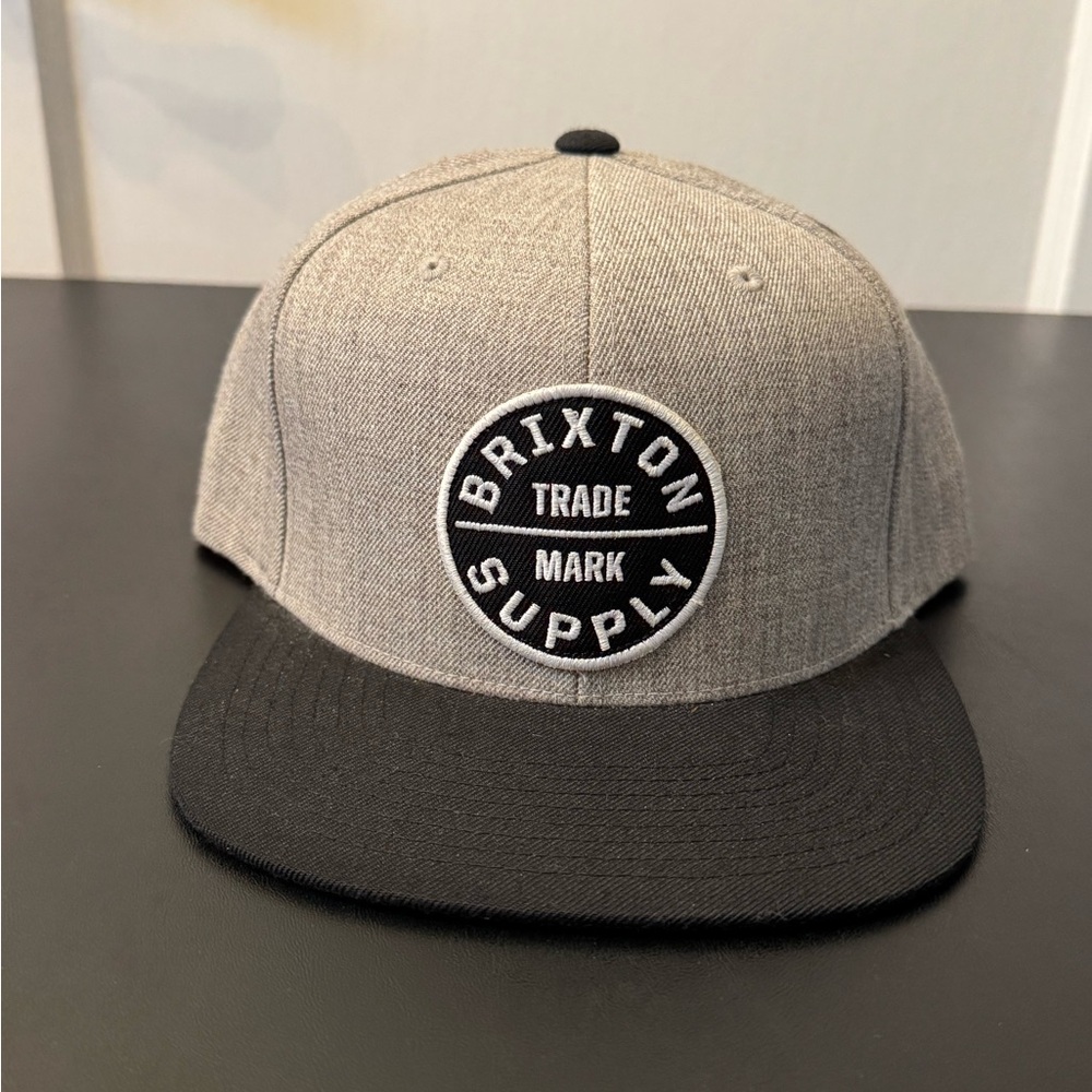 Brixton Gray and Black Cap